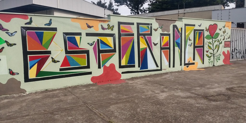 Mural Graffiti Esperança 2021 — mural por Negro F. em A Central Estadual de Frio de Minas Gerais recebe graffiti de artistas mineiros.